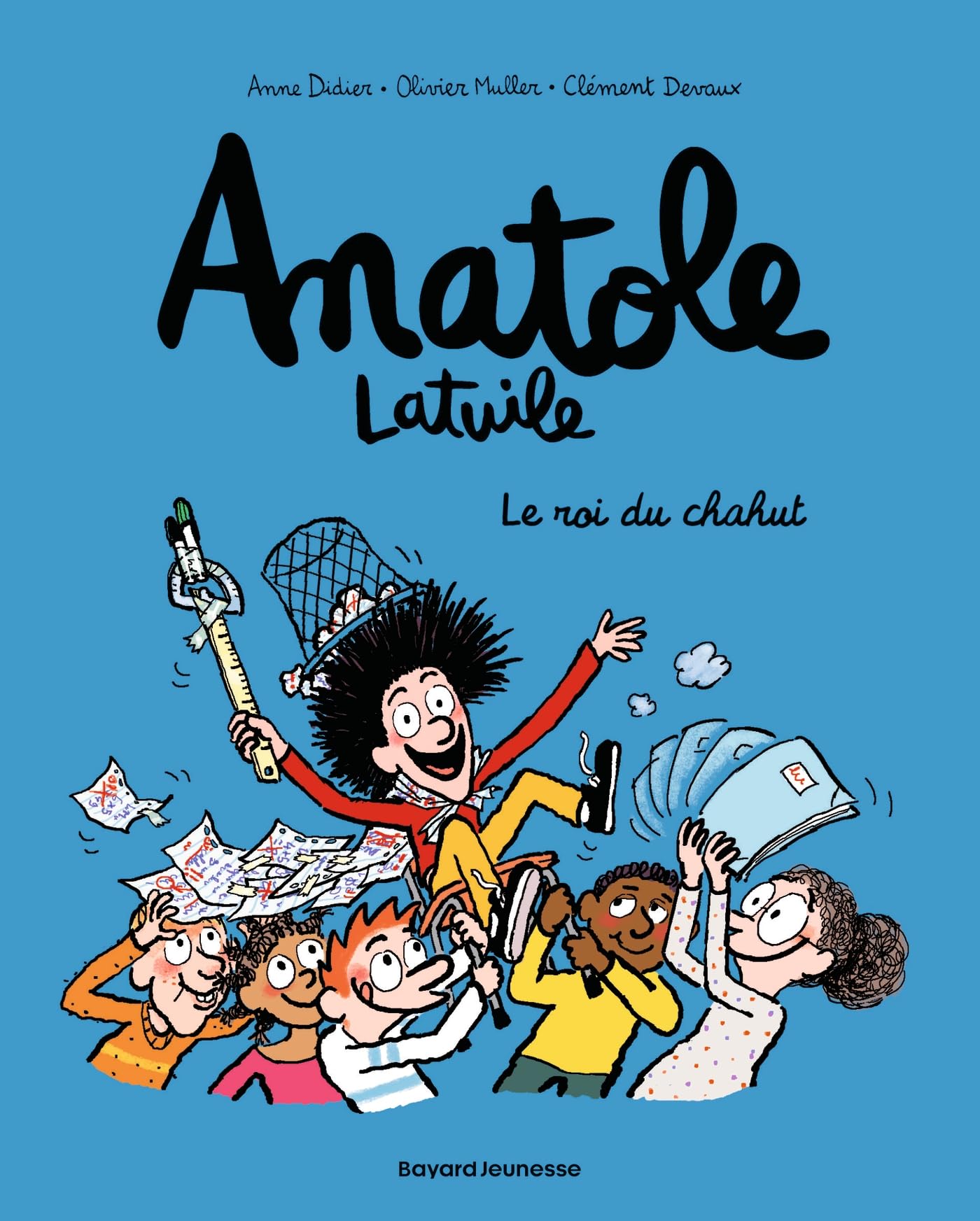 jaquette livre Anatole Latuile, Tome 08: Le roi du chahut !