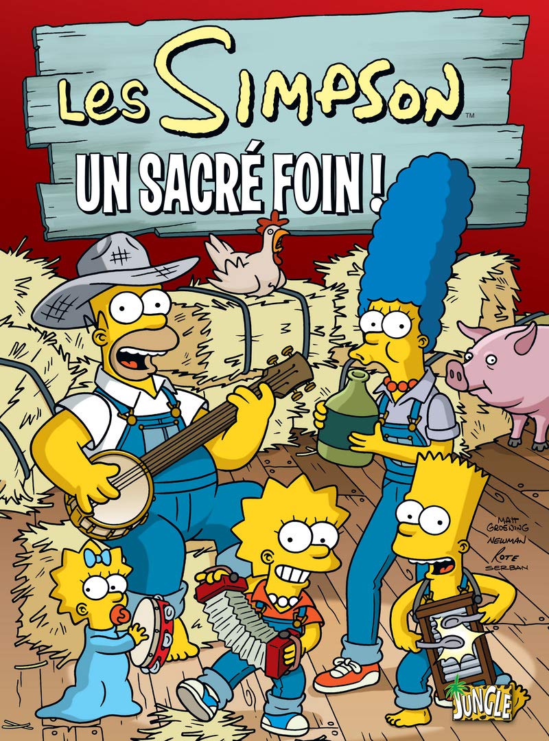 jaquette livre Les Simpson, Tome 2 : Un sacré foin ! : L'affaire du gilet ; Homer est presque maire
