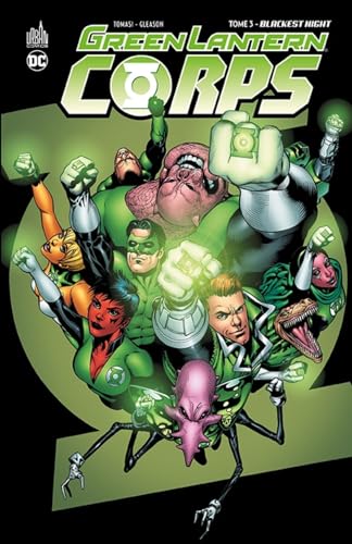 jaquette livre Green Lantern Corps Tome 3 - Blackest Night