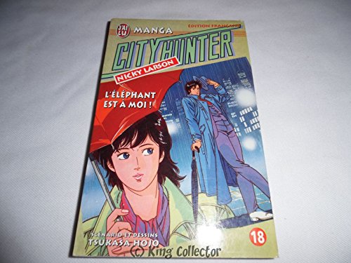 jaquette livre City Hunter - Tome 18 : L'éléphant est à moi !
