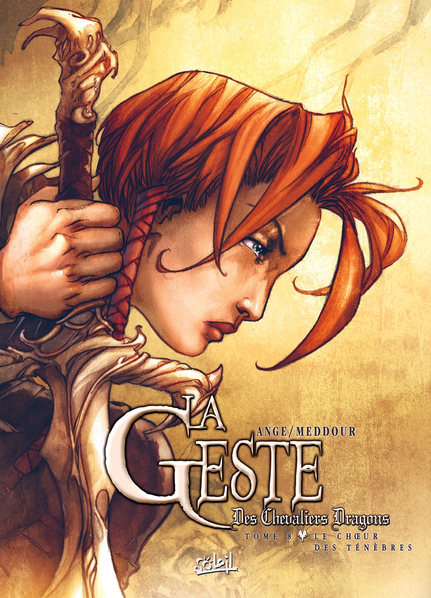 jaquette livre La Geste des Chevaliers Dragons, Tome 8 : Le choeur des ténèbres