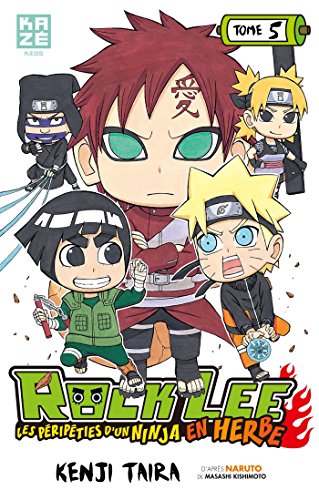 jaquette livre Rock Lee - Les péripeties d'un ninja en herbe - Tome 5