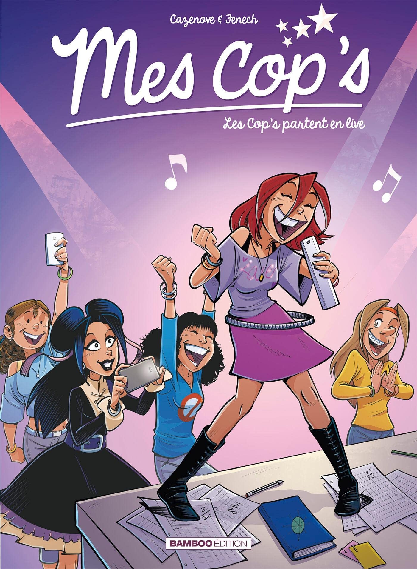 jaquette livre Mes cop's - tome 5: Les Cop's partent en live