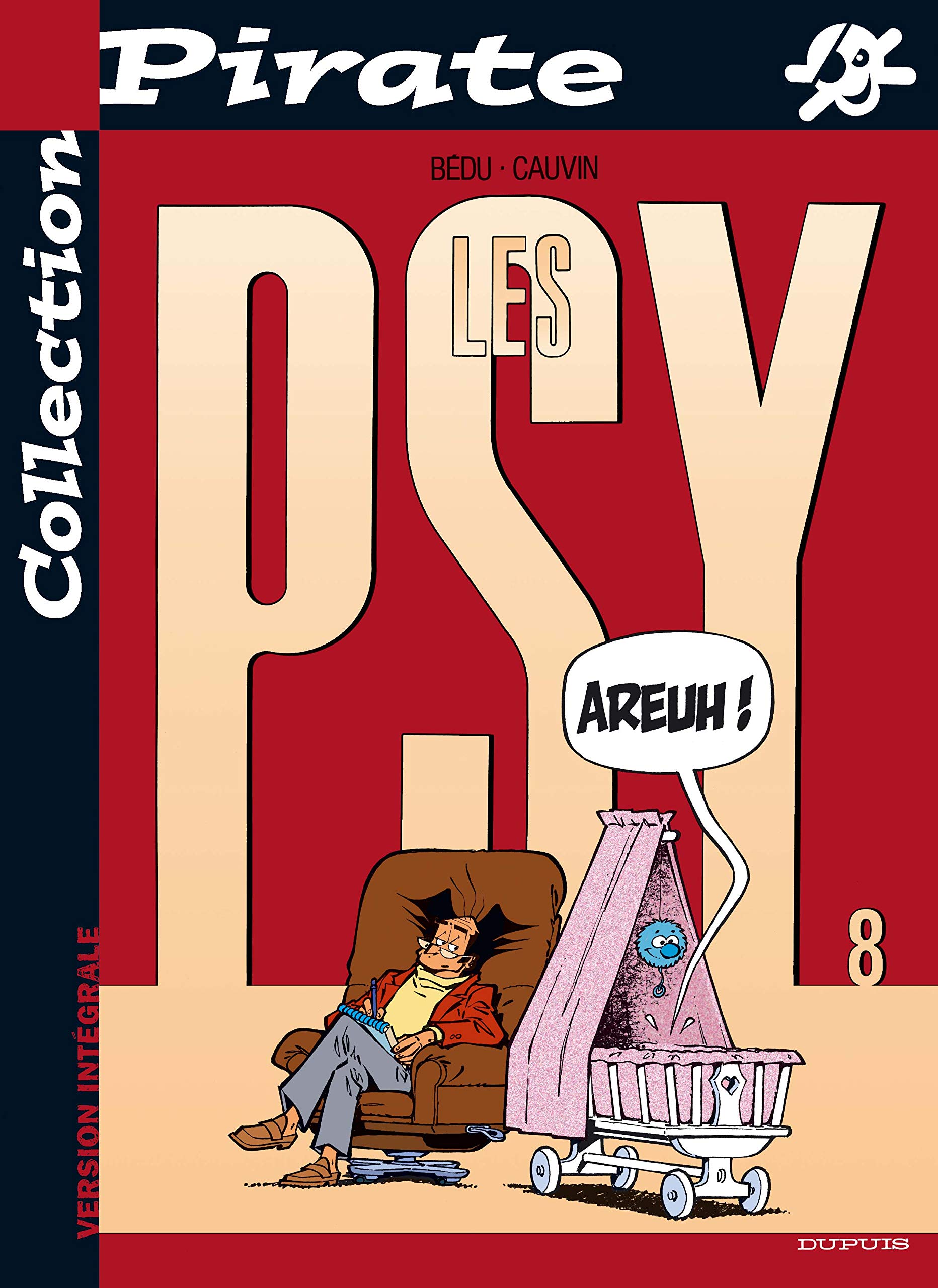 jaquette livre BD Pirate : Les Psy, tome 8 : Areuh