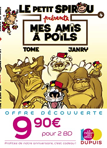 jaquette livre Le Petit Spirou Présente - Bipack T7 + T4 (Offert) Le Petit Spirou Présente