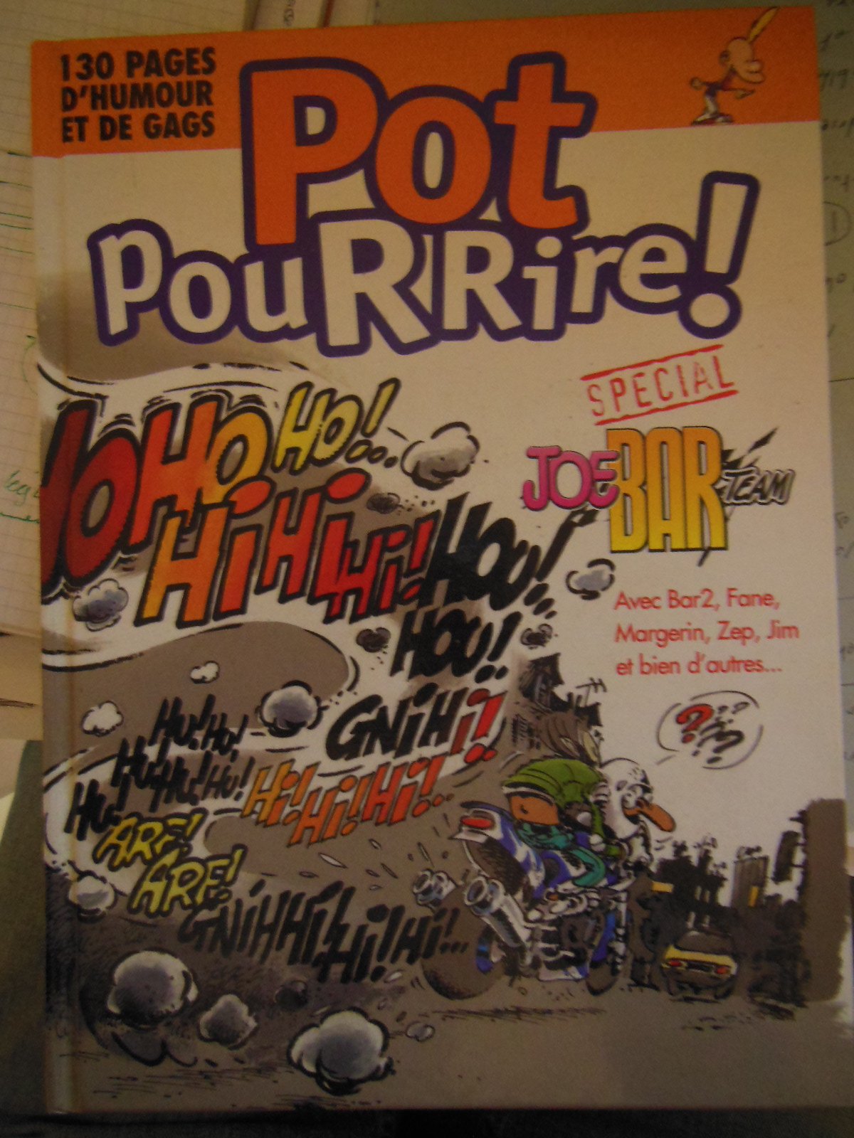 jaquette livre POT POUR RIRE T01 SPECIAL JOE