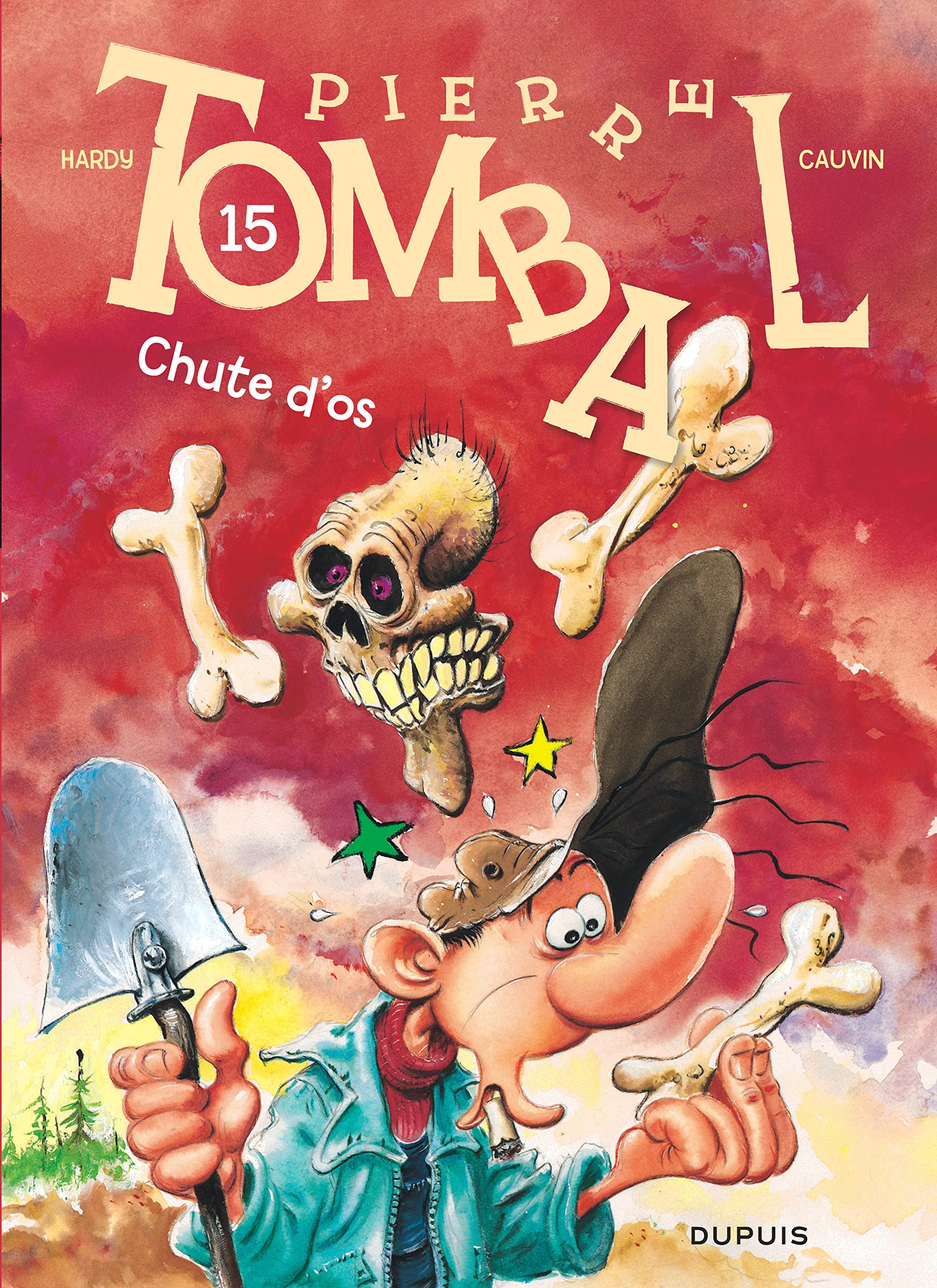 jaquette livre Pierre Tombal - tome 15 - CHUTE D'OS