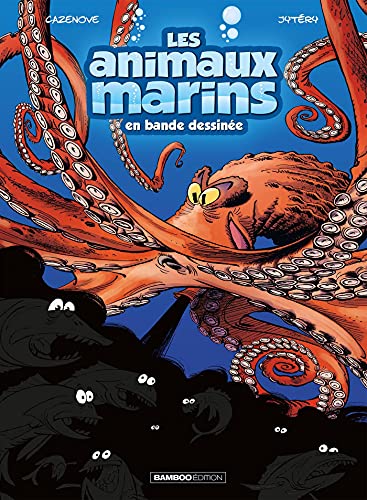 jaquette livre Les Animaux Marins En Bande Dessinée Tome 2