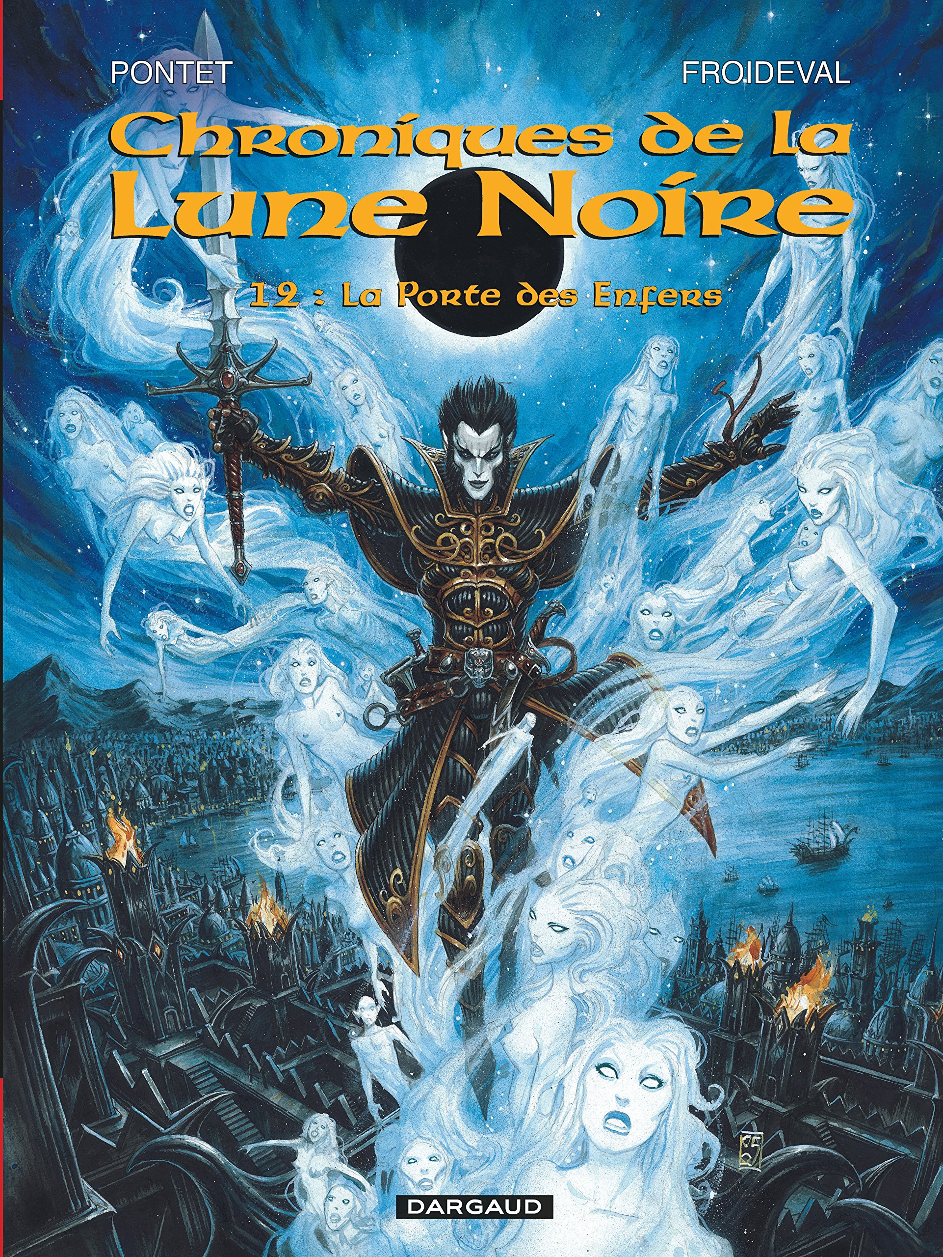 jaquette livre Chroniques de la Lune Noire, tome 12 : La Porte des Enfers