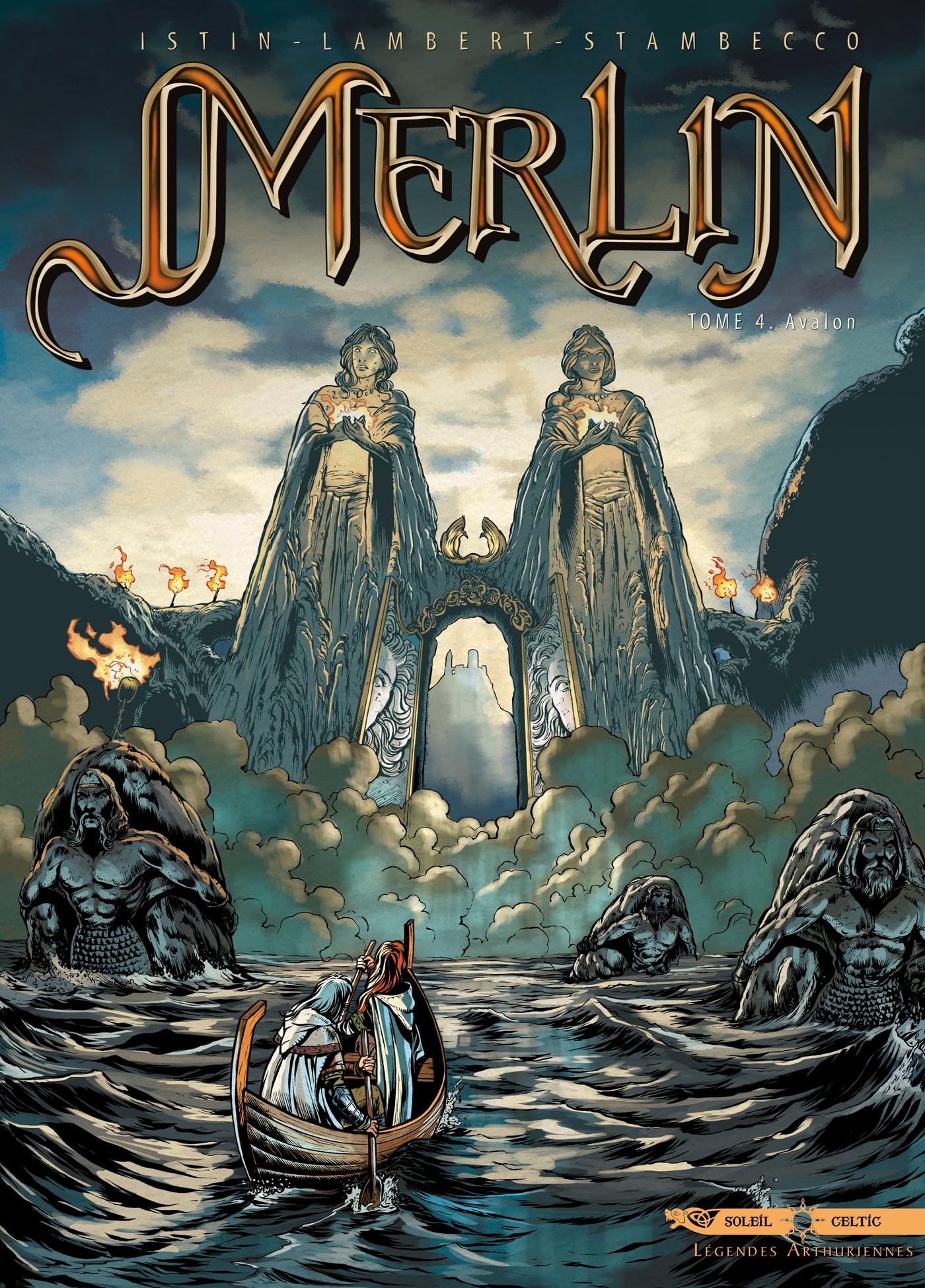 jaquette livre Merlin, tome 4 : Avalon