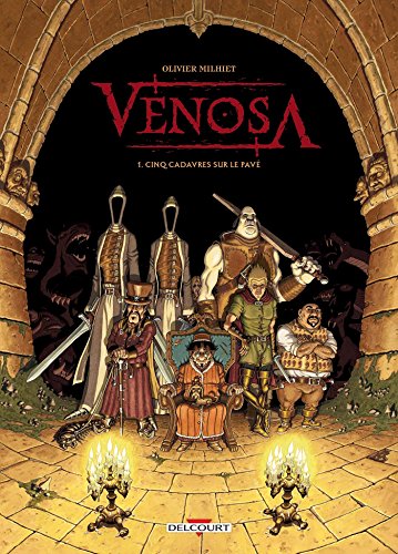 jaquette livre Venosa Tome 1 - Cinq Cadavres Sur Le Pavé