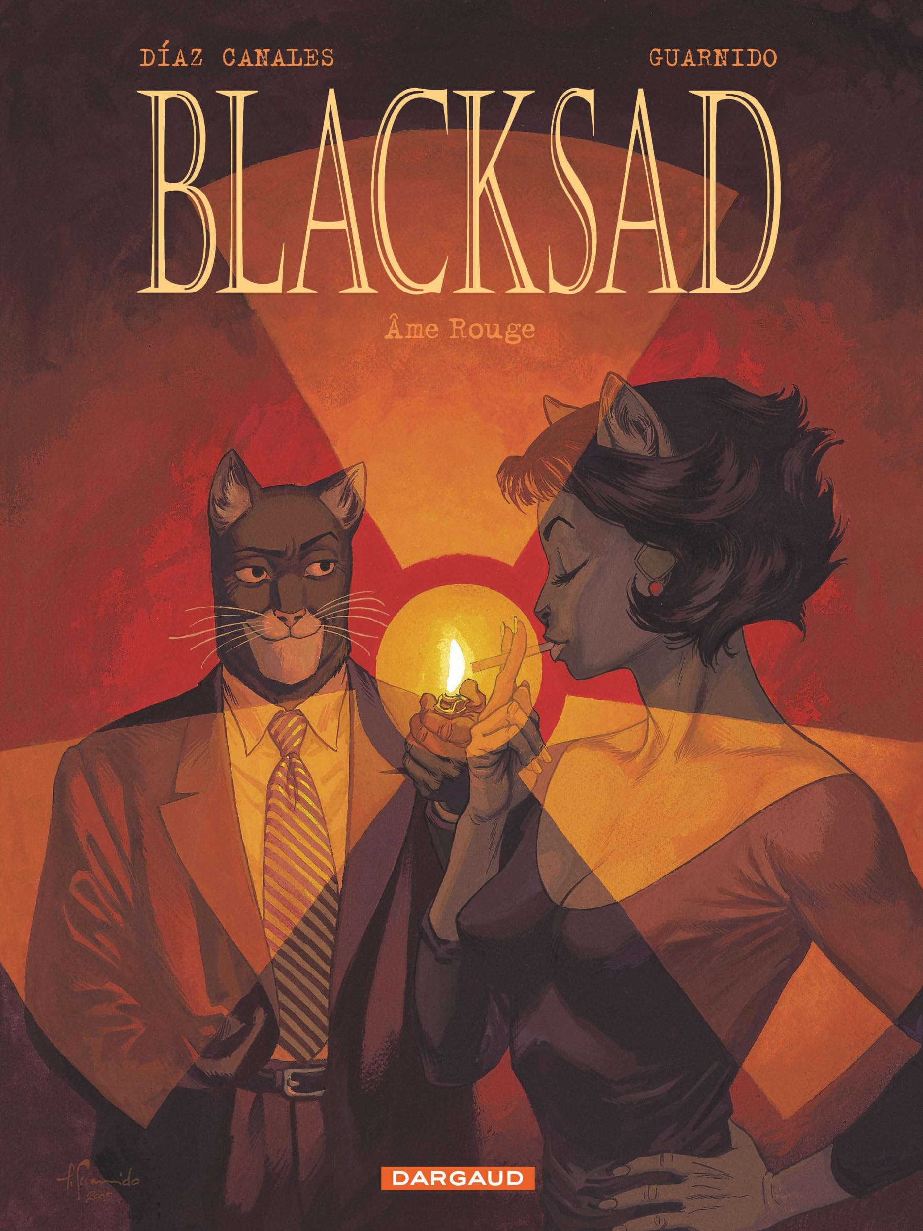 jaquette livre Blacksad, tome 3 : Âme rouge
