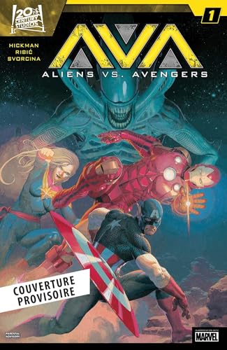 jaquette livre Alien Vs - Avengers