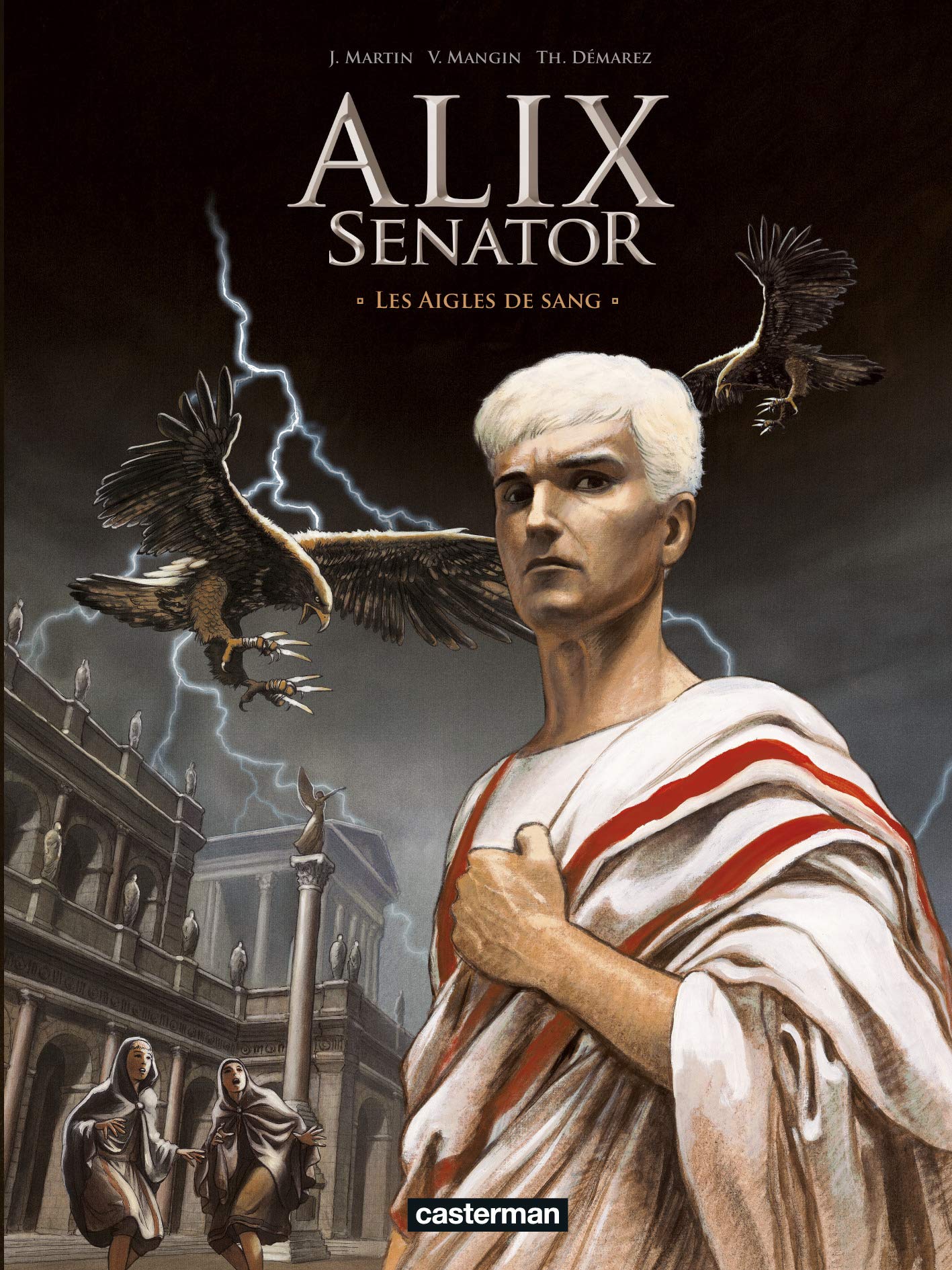 jaquette livre Alix senator, Tome 1 : Les aigles de sang