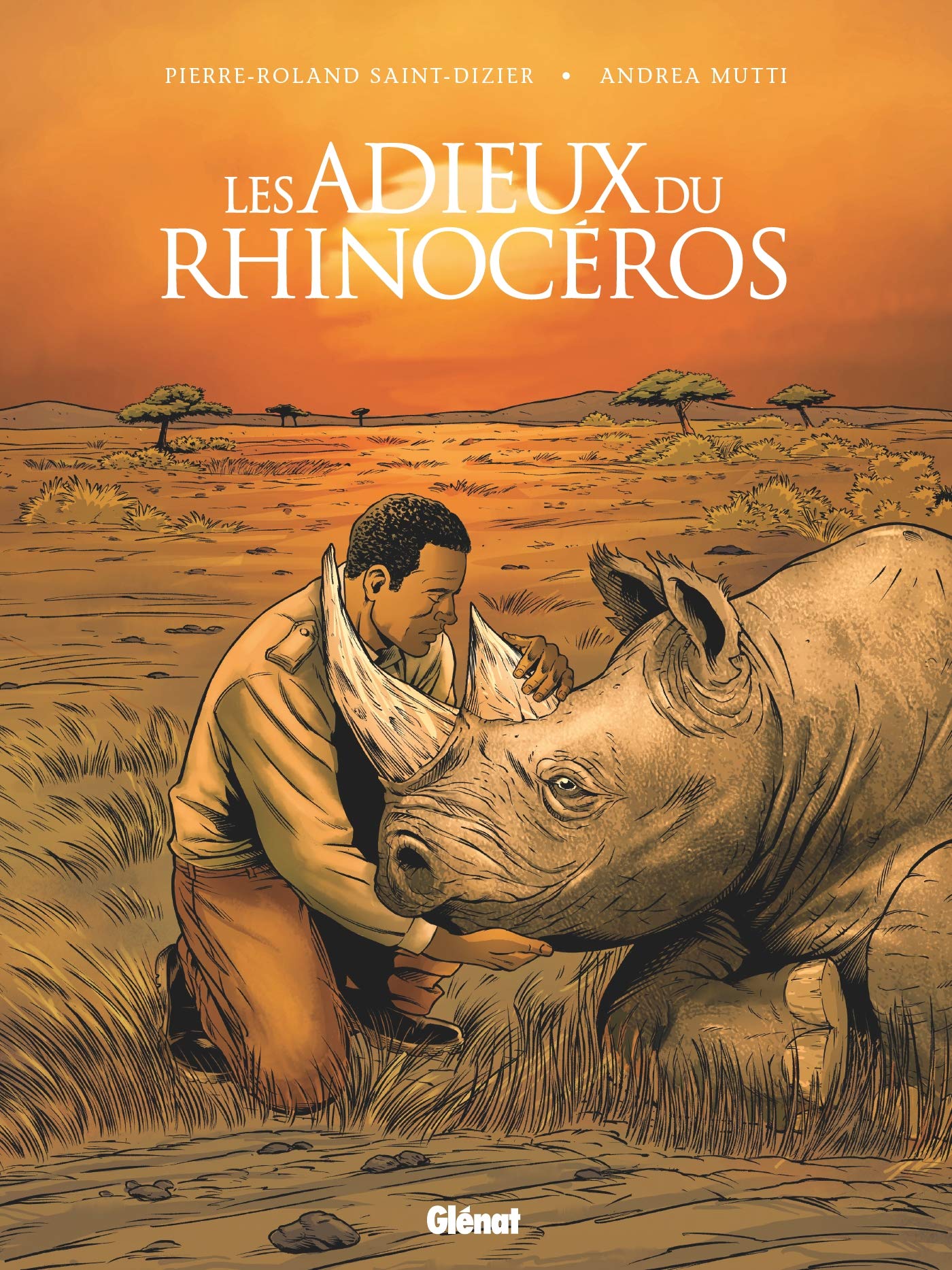 jaquette livre Les Adieux du rhinocéros