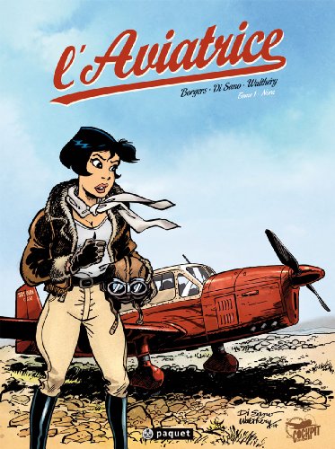 jaquette livre L'aviatrice Tome 1 - Nora