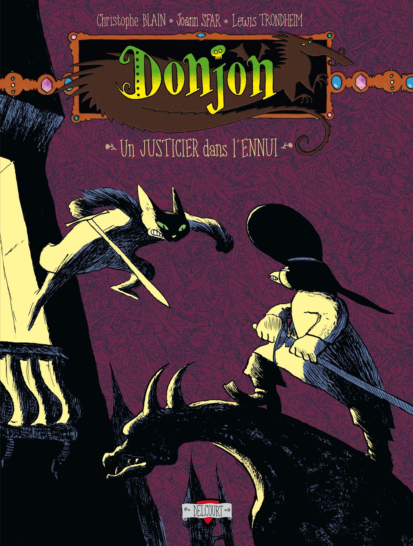 jaquette livre Donjon : potron-minet, tome 98 : Un justicier dans l'ennui