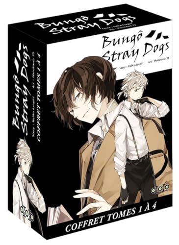 jaquette livre Bungô Stray Dogs - Pack En 4 Volumes : Tomes 1 À 4 - Dont Tome 4 Offert