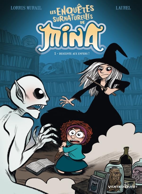 jaquette livre Les Enquêtes Surnaturelles De Mina Tome 1 - Descente Aux Enfers !