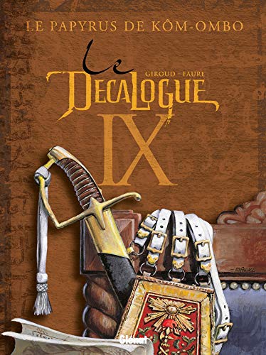 jaquette livre Le Décalogue Tome 9 - Le Papyrus De Kôm-Ombo