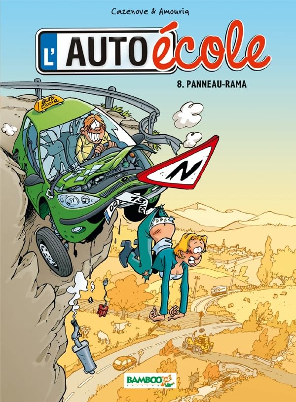 jaquette livre L'auto-École Tome 8 - Panneau-Rama