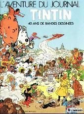 jaquette livre L'aventure Du Journal Tintin