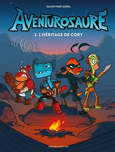 jaquette livre Aventurosaure Tome 2 - L'héritage De Cory