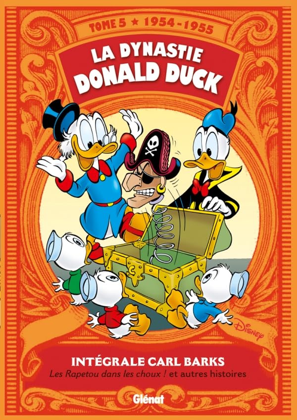jaquette livre La Dynastie Donald Duck - Tome 05: 1954 / 1955 - Les Rapetou dans les choux ! et autres histoires