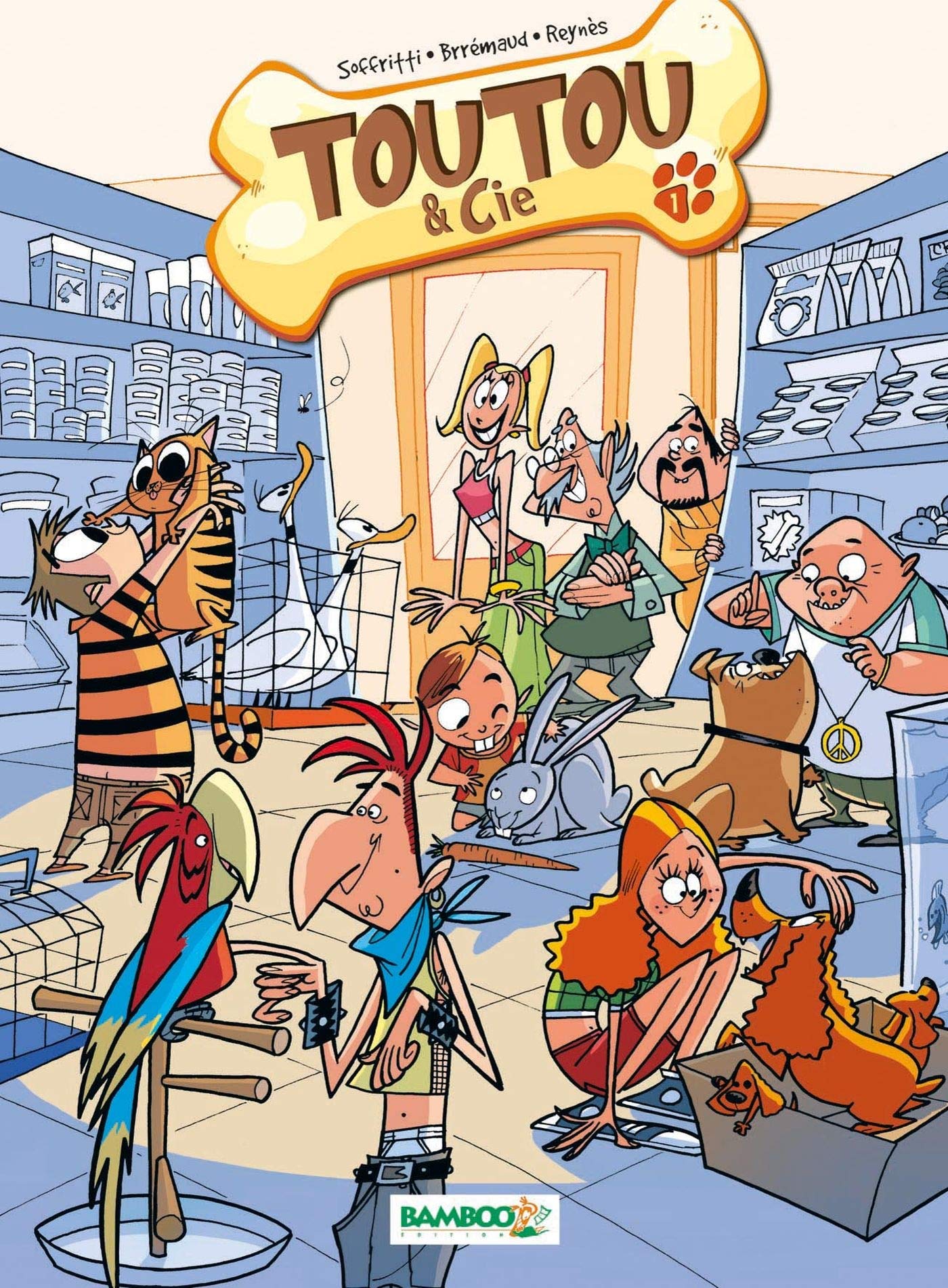 jaquette livre Toutou et cie, Tome 1 :