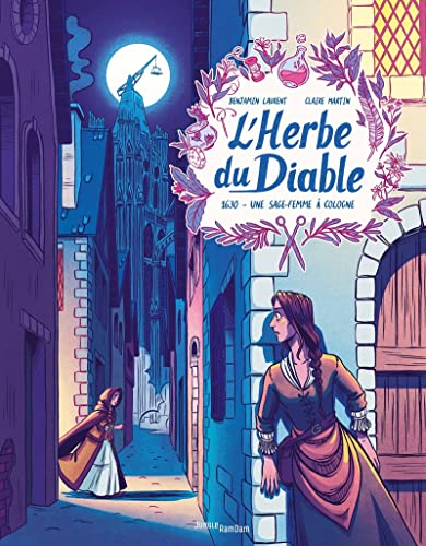 jaquette livre L'herbe Du Diable - 1630 - Une Sage-Femme À Cologne