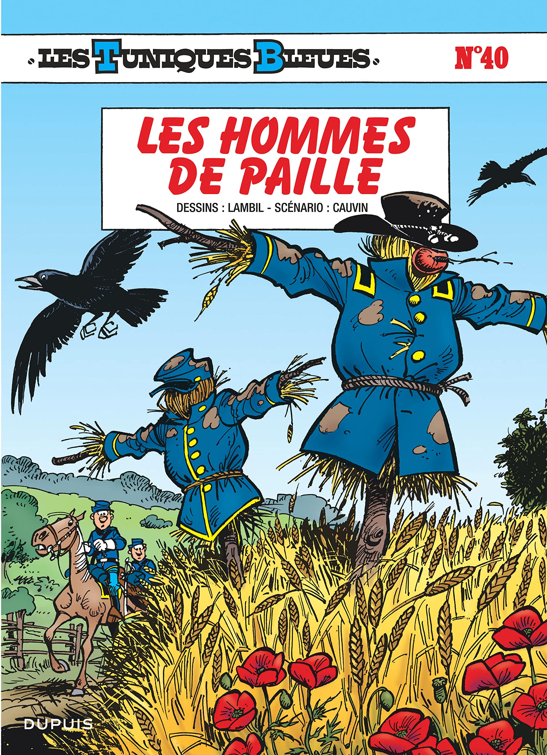 jaquette livre Les Tuniques bleues, Tome 40 : Les hommes de paille