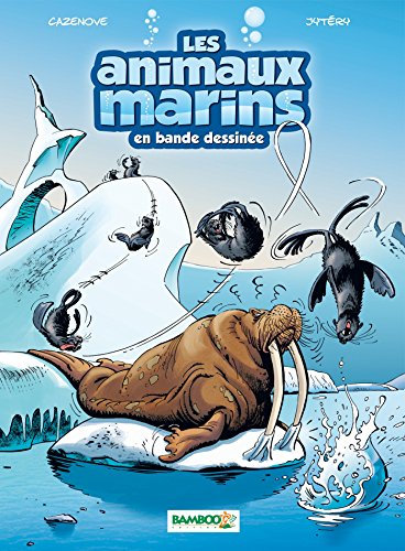 jaquette livre Les Animaux Marins En Bande Dessinée Tome 4
