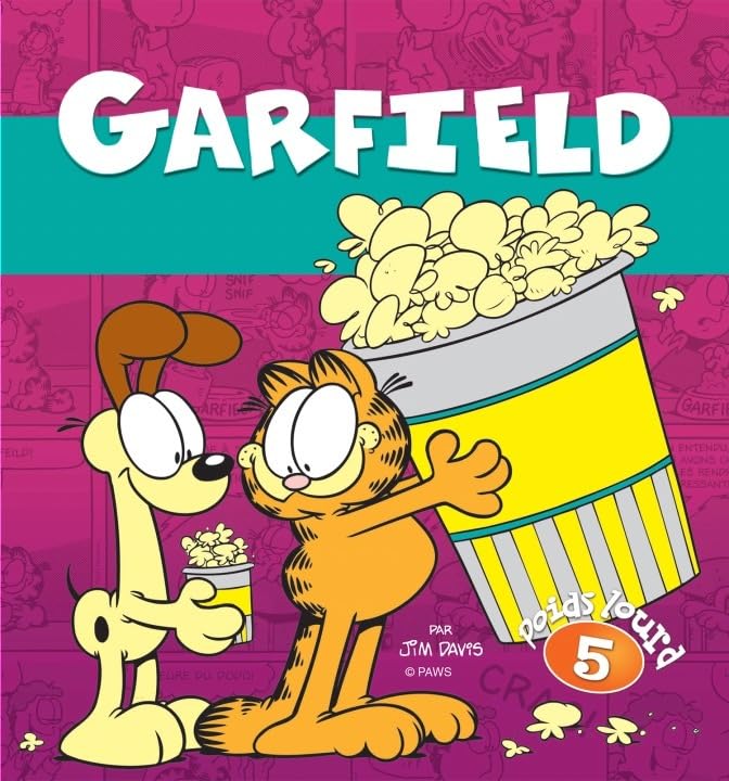 jaquette livre Garfield, Poids Lourd Tome 5