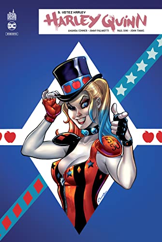jaquette livre Harley Quinn Rebirth Tome 5 - Votez Harley