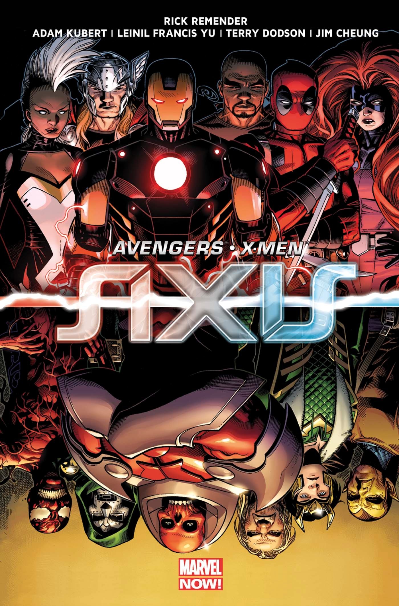 jaquette livre Avengers - X-Men - Axis