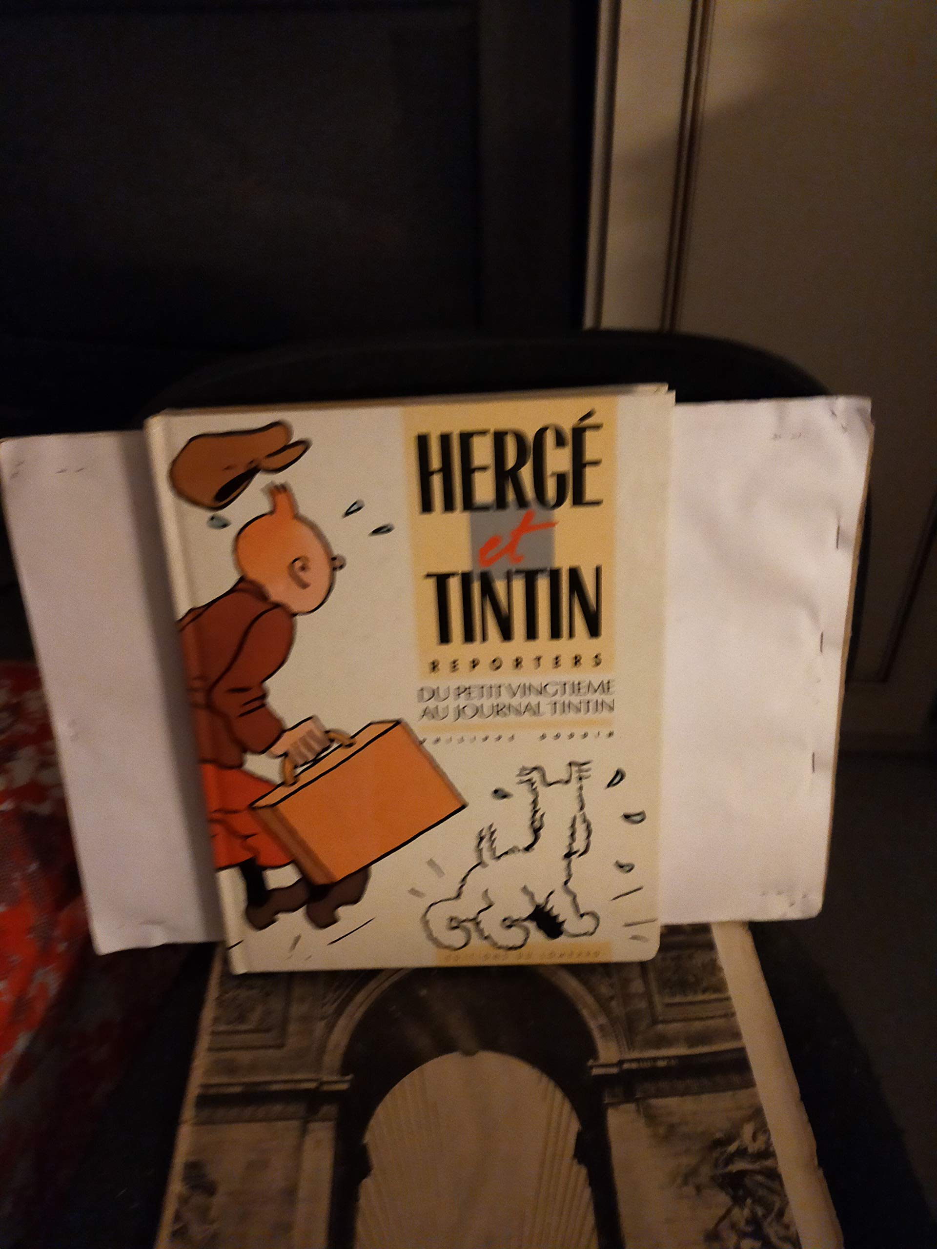 jaquette livre Hergé et Tintin, reporters : Du petit vingtiéme au journal Tintin