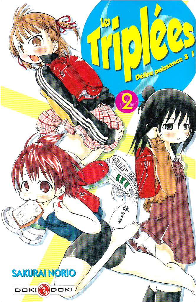 jaquette livre Les Triplées Tome 2