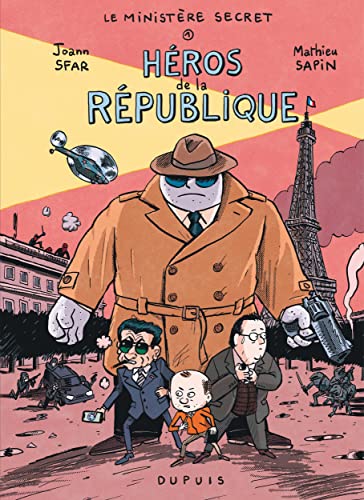 jaquette livre Le Ministère Secret Tome 1 - Héros De La République