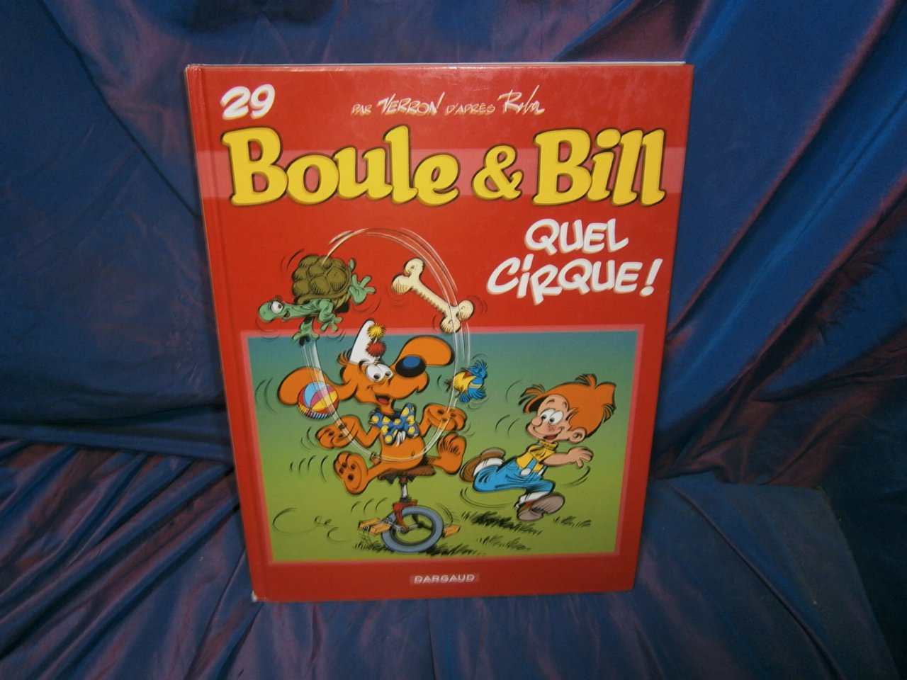 jaquette livre Boule et Bill, tome 29 : Quel cirque !