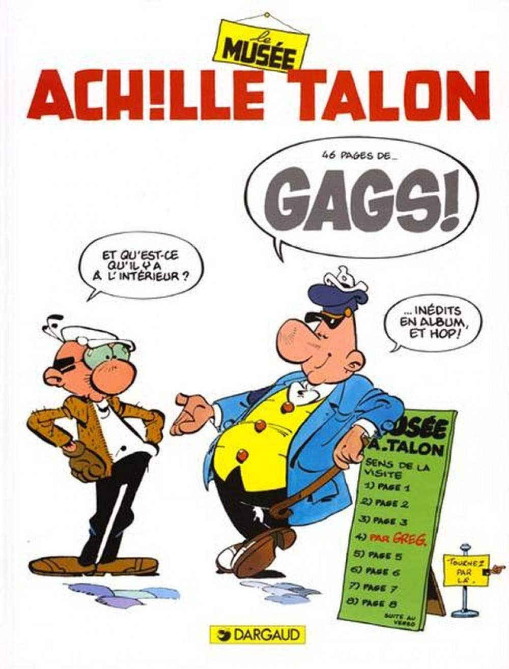 jaquette livre Achille Talon, tome 42 : Le Musée Achille Talon