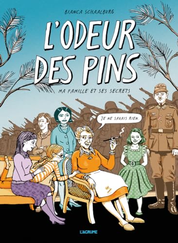 jaquette livre L'odeur Des Pins - Ma Famille Et Ses Secrets