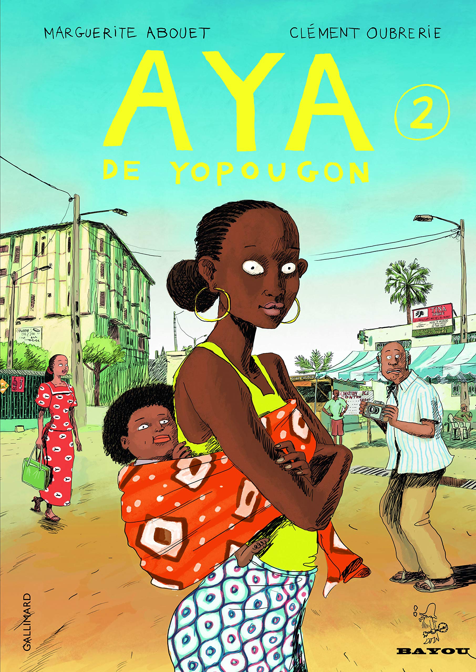 jaquette livre Aya de Yopougon (Tome 2)