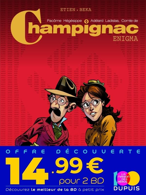 jaquette livre Champignac - Bipack T2 + T1 (Offert) Champignac