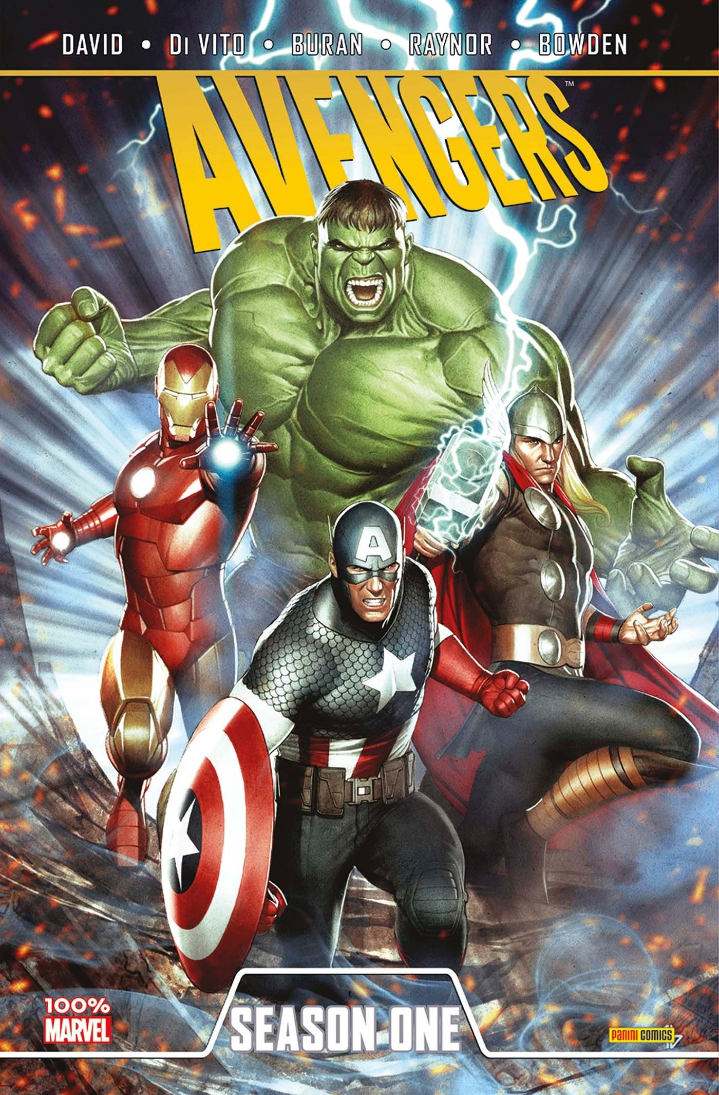 jaquette livre Avengers season one