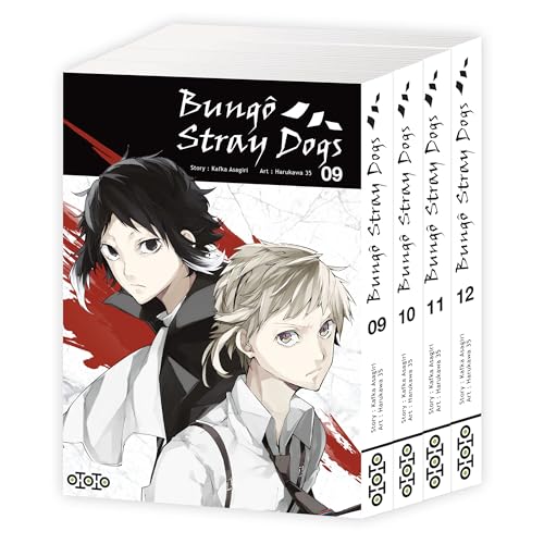 jaquette livre Bungô Stray Dogs - Pack En 4 Volumes : Tomes 9 À 12 - Dont Le Tome 12 Offert, Avec Des Marque-Pages