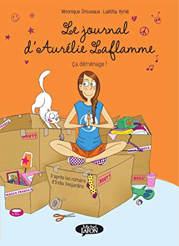jaquette livre Le Journal D'aurélie Laflamme Tome 3 - Ca Déménage !