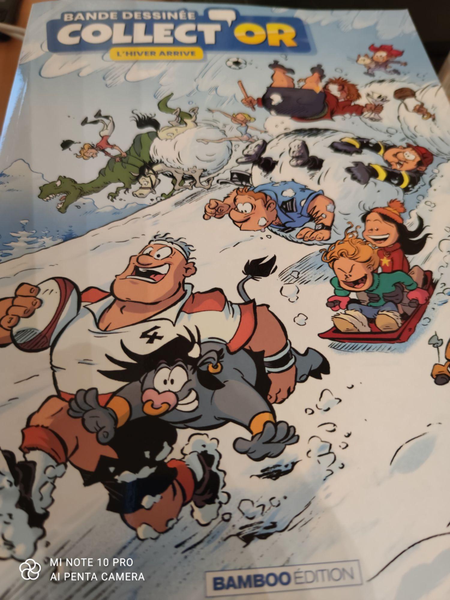 jaquette livre L'hiver arrive Bande dessinée collect'or
