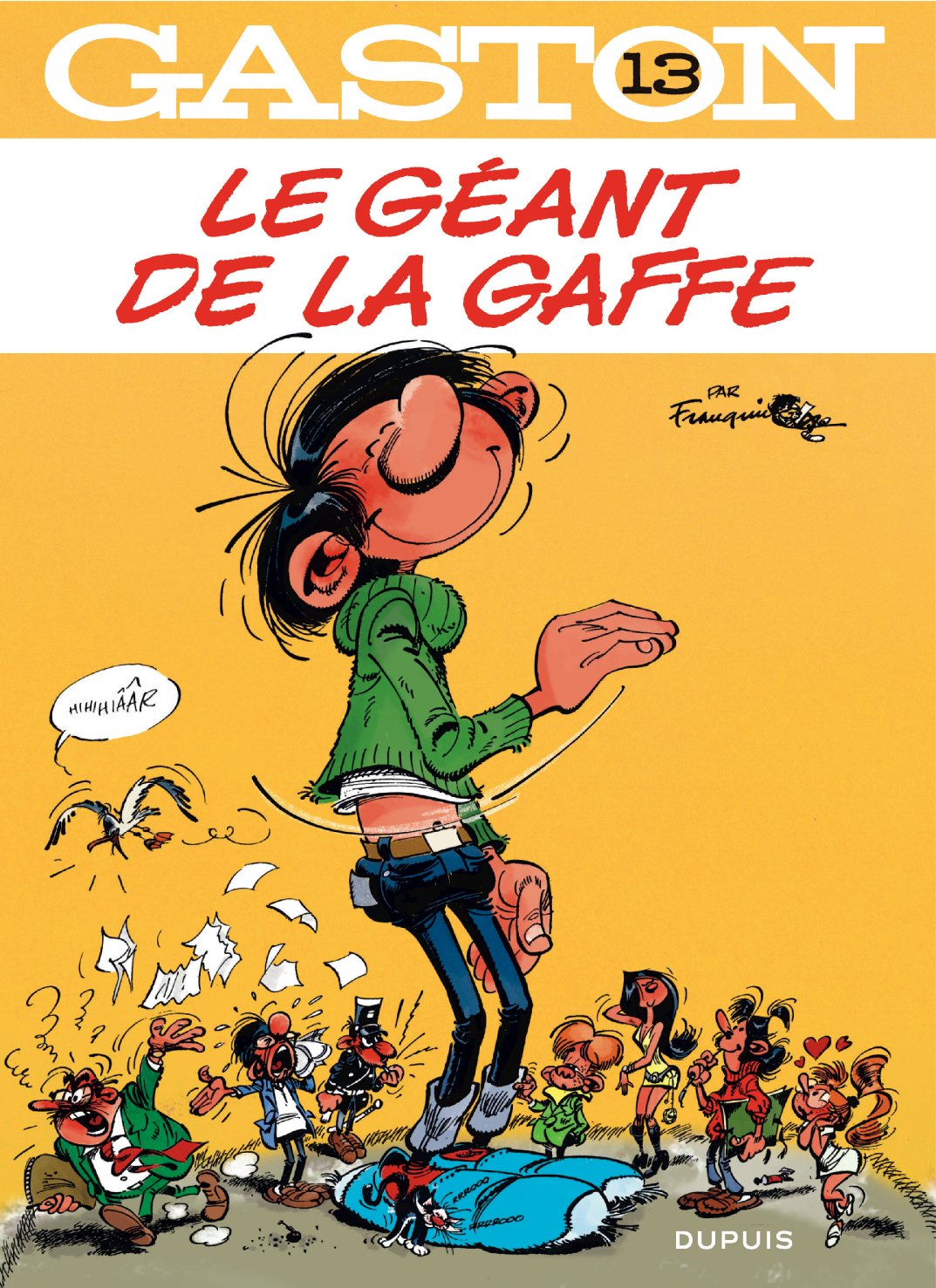 jaquette livre Gaston - tome 13 - Le géant de la gaffe