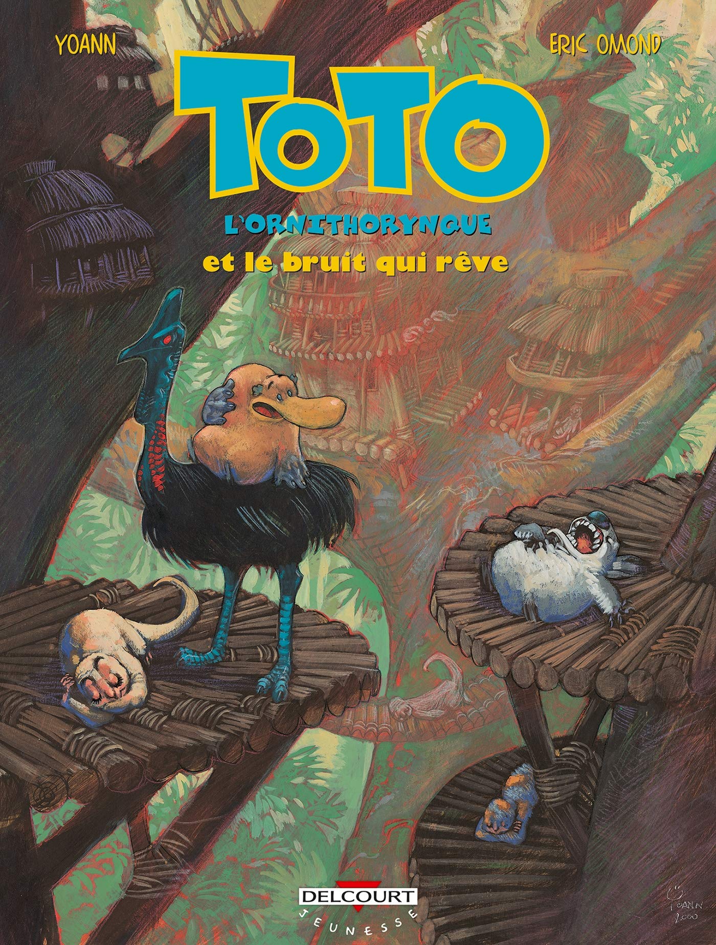 jaquette livre Toto l'ornithorynque, tome 4 : Toto l'ornithorynque et le bruit qui rêve