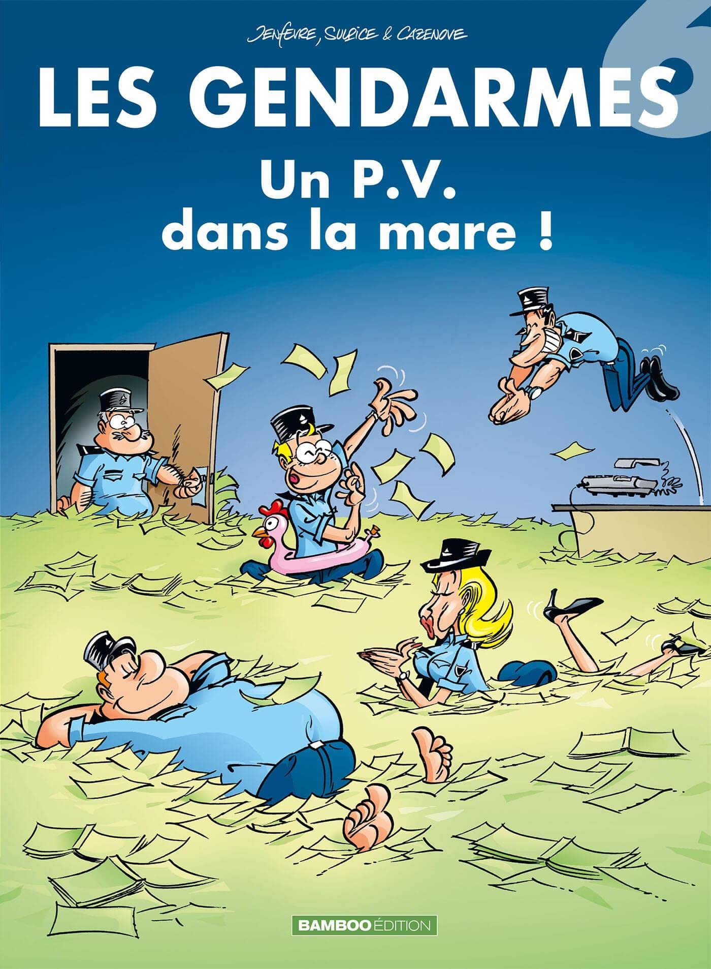 jaquette livre Les Gendarmes, tome 6 : Un PV dans la mare !